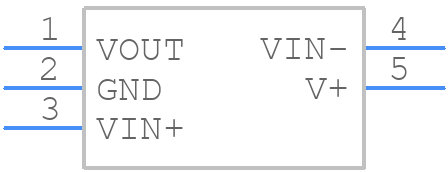 INA197AIDBVR - Texas Instruments - PCB symbol
