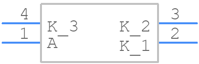 HSMC-A430-W50M1 - Avago Technologies - PCB symbol