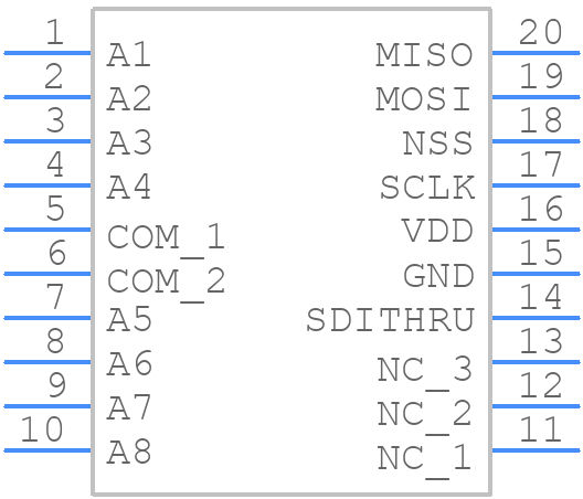 SI8380S-IU - Silicon Labs - PCB symbol