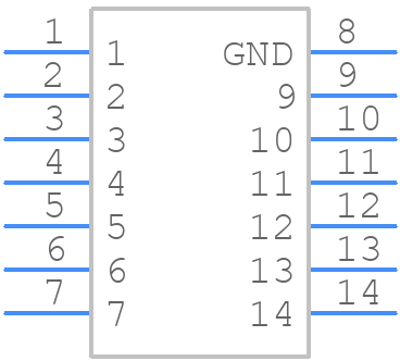 J1B1211CCD - WIZnet Inc - PCB symbol