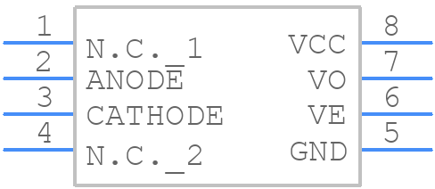 TLP555(F) - Toshiba - PCB symbol