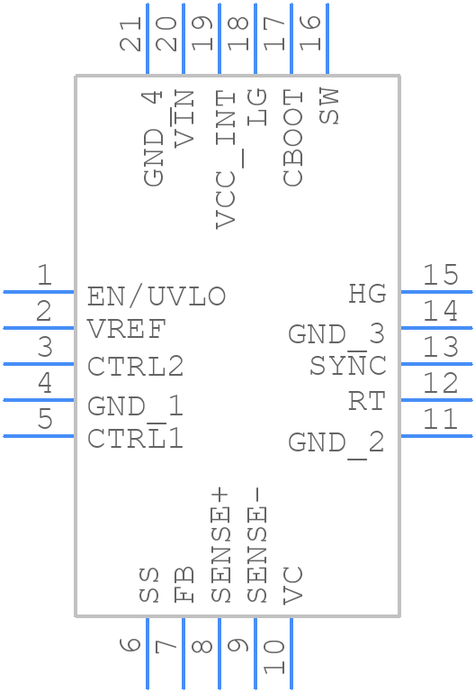 LT3741EUF#PBF - Analog Devices - PCB symbol