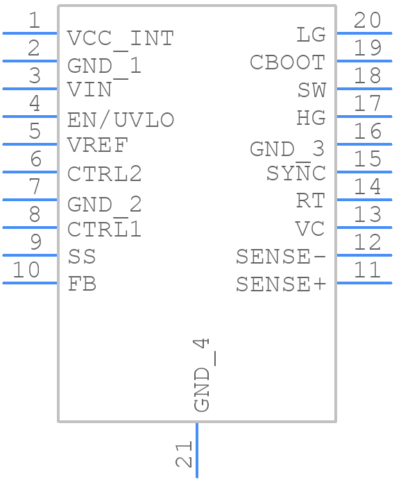 LT3741EFE-1#PBF - Analog Devices - PCB symbol