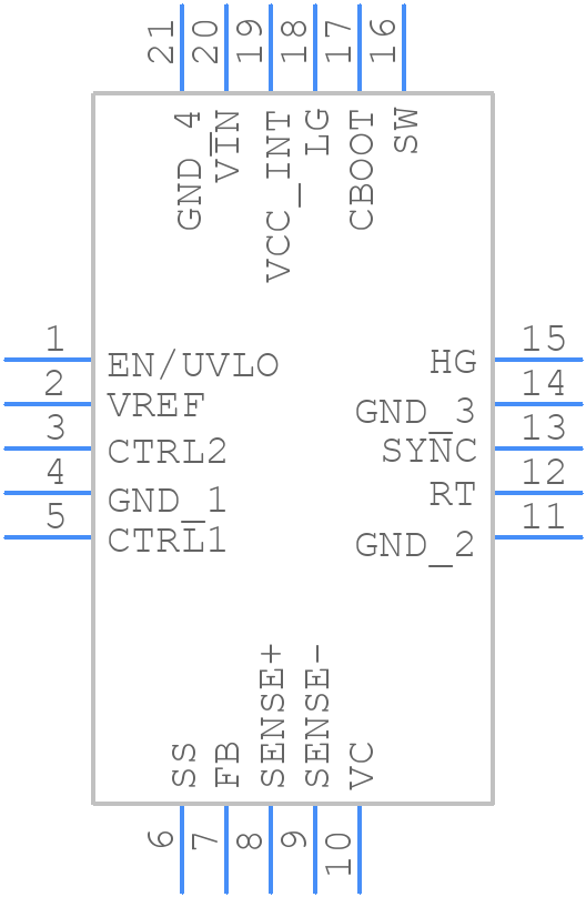 LT3741IUF#PBF - Analog Devices - PCB symbol