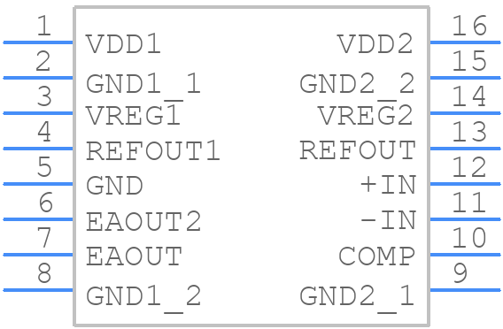 ADUM4190TRIZ-RL - Analog Devices - PCB symbol