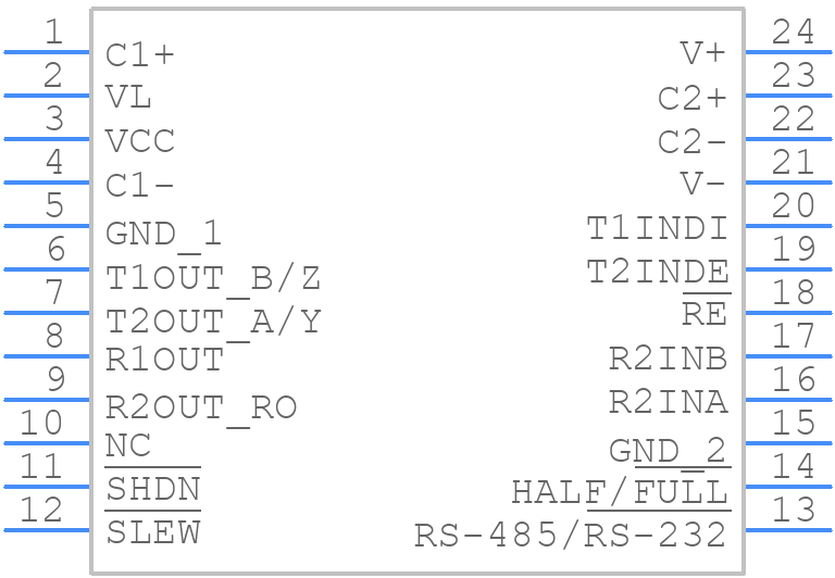 SP330EEY-L - EXAR - PCB symbol