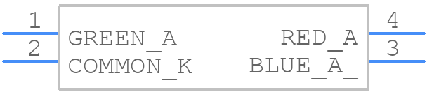 R50RGB-F-0160 - Bivar - PCB symbol