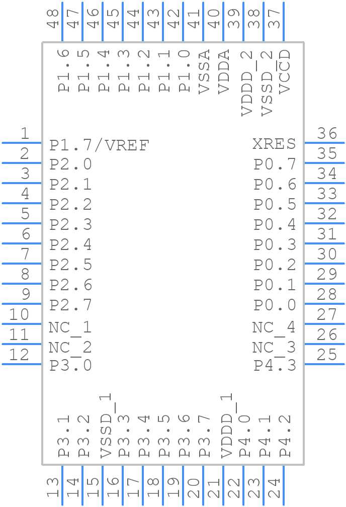 CY8C4125AZI-473 - Infineon - PCB symbol