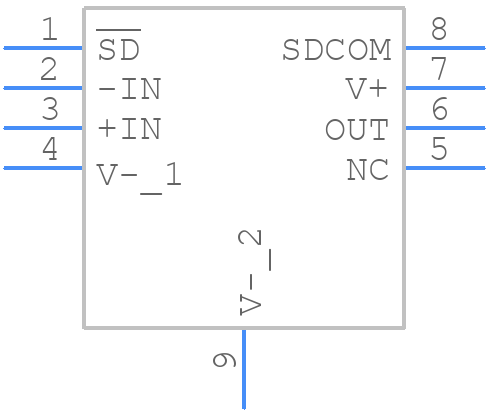 LTC2057HVIDD#PBF - Analog Devices - PCB symbol