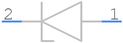VESD05A1B-HD1-GS08 - Vishay - PCB symbol