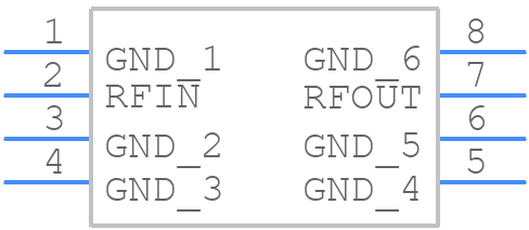 HMC156AC8TR - Analog Devices - PCB symbol