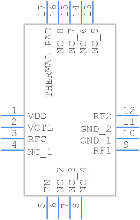 HMC849ALP4CE - Analog Devices - PCB symbol