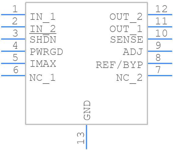 LT3065IMSE-5#PBF - Analog Devices - PCB symbol