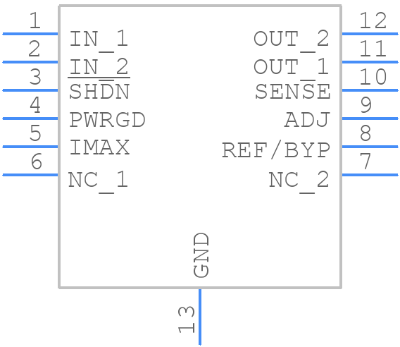 LT3065IMSE-1.2#PBF - Analog Devices - PCB symbol