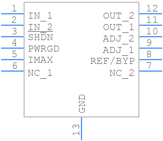 LT3065IMSE-3.3#PBF - Analog Devices - PCB symbol