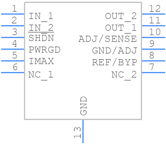 LT3065IMSE-2.5#PBF - Analog Devices - PCB symbol