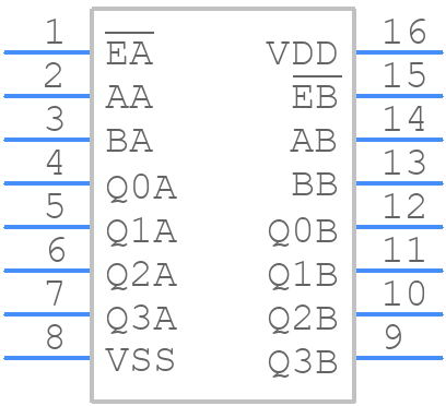 MC14555BDR2G - onsemi - PCB symbol