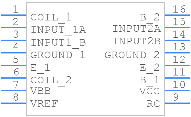 A3968SLBTR-T - Allegro Microsystems - PCB symbol