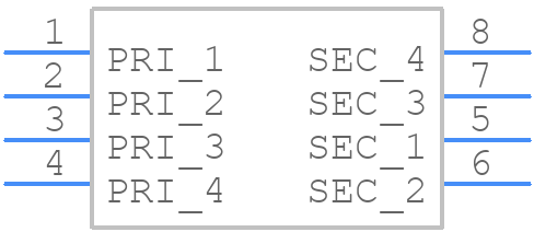 PA3965.002NL - Yageo Group - PCB symbol