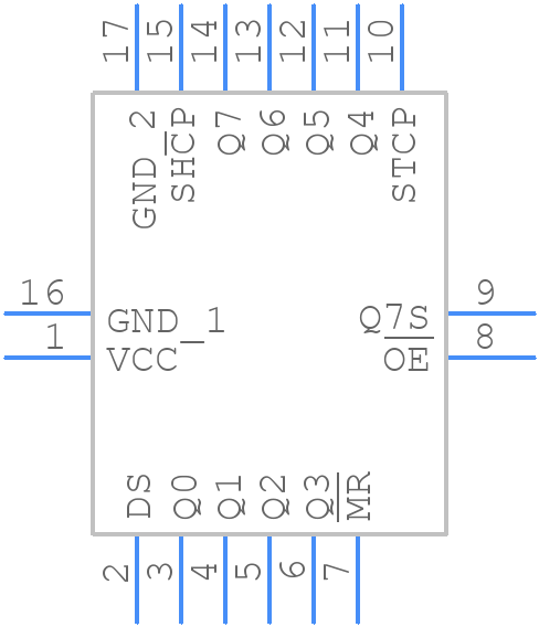 NPIC6C596BQ-Q100,1 - Nexperia - PCB symbol