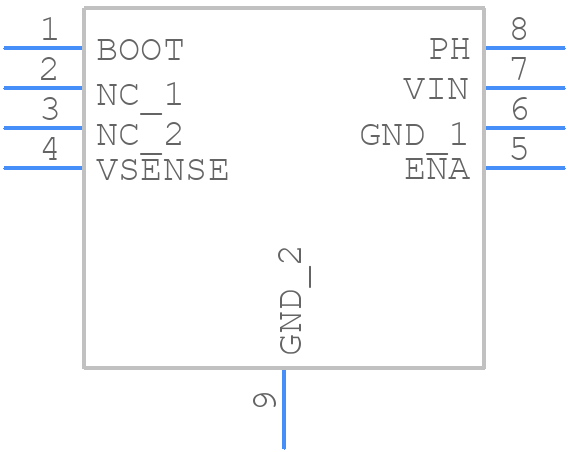 TPS5450DDAG4 - Texas Instruments - PCB symbol