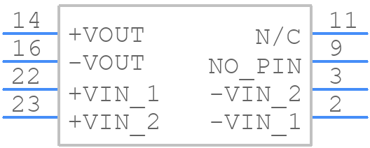 JCA1024S12 - XP POWER - PCB symbol