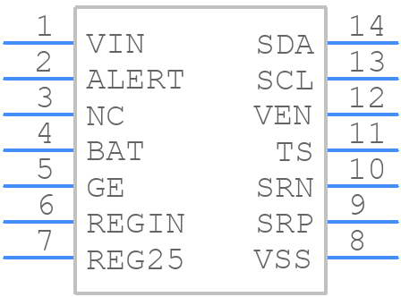 BQ35100PW - Texas Instruments - PCB symbol