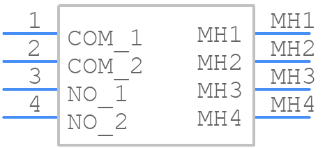TL53EF160Q - E-Switch - PCB symbol