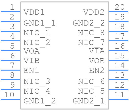 ADUM1246ARSZ-RL7 - Analog Devices - PCB symbol
