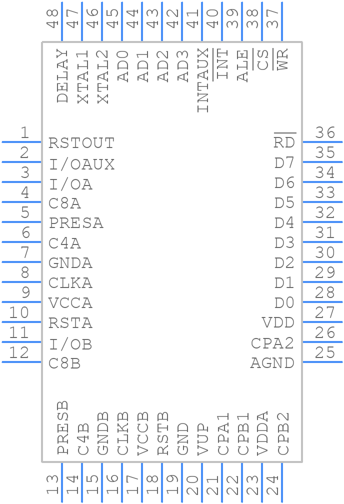 DS8007-ENG+ - Analog Devices - PCB symbol