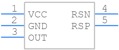 MAX9937AXK+T - Analog Devices - PCB symbol