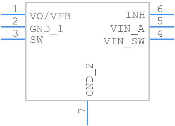 ST1S06PU12R - STMicroelectronics - PCB symbol