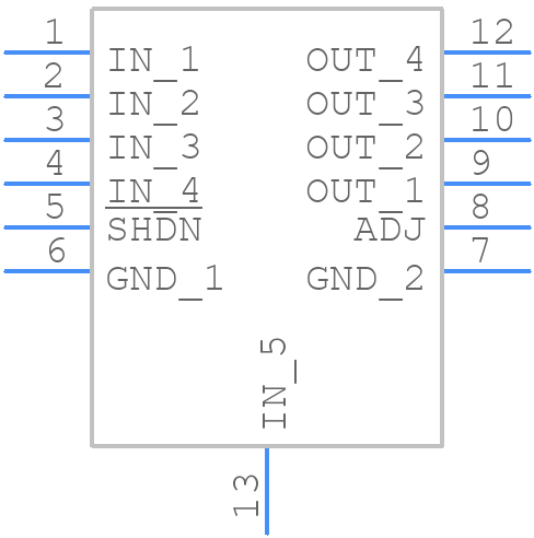 LT3015IMSE - Analog Devices - PCB symbol