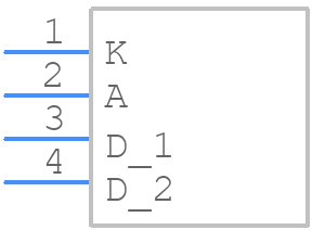 AQZ207 - Panasonic - PCB symbol