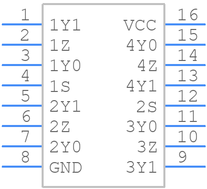 NX3L2467PW,118 - NXP - PCB symbol