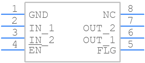 AP22804BM8-13 - Diodes Incorporated - PCB symbol