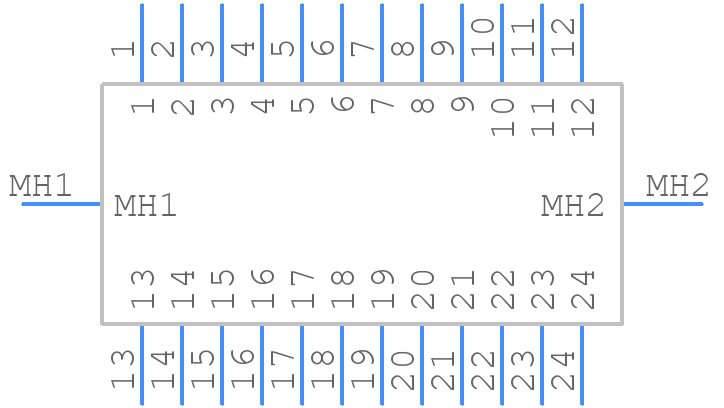 111-024-113L001 - NorComp - PCB symbol