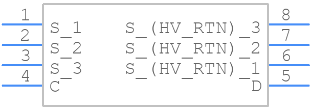 TOP224PN - Power Integrations - PCB symbol