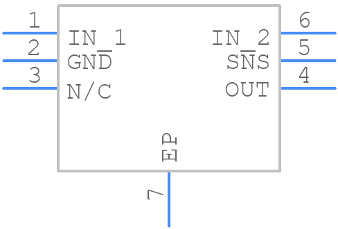 LP38691QSD-2.5/NOPB - Texas Instruments - PCB symbol