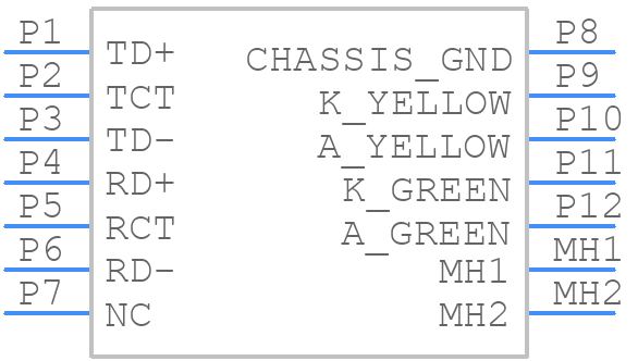 0480254000 - Molex - PCB symbol
