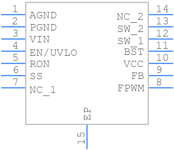LM5161QPWPRQ1 - Texas Instruments - PCB symbol