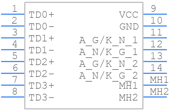 203215 - TE Connectivity - PCB symbol