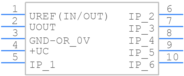 HLSR 32-P/SP33 - LEM - PCB symbol