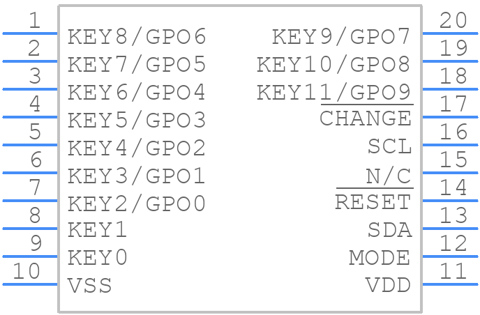 AT42QT2120-SU - Microchip - PCB symbol