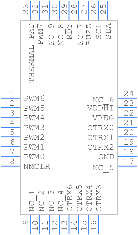 IQS333-0-QFR - Azoteq - PCB symbol