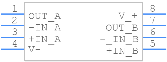 LT1366CN8 - Analog Devices - PCB symbol