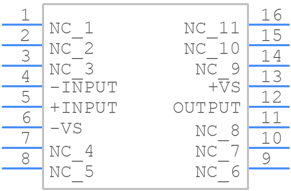 AD825ARZ-16-REEL7 - Analog Devices - PCB symbol