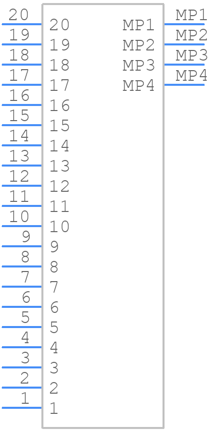 FH48-20S-0.5SV - Hirose - PCB symbol