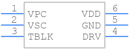 UCC24636DBVT - Texas Instruments - PCB symbol