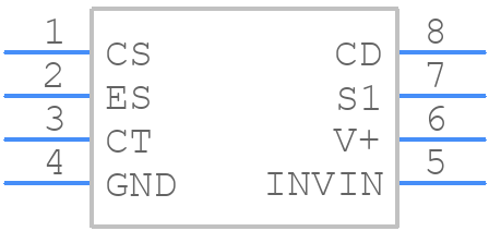 NJM2360AD - Nisshinbo - PCB symbol
